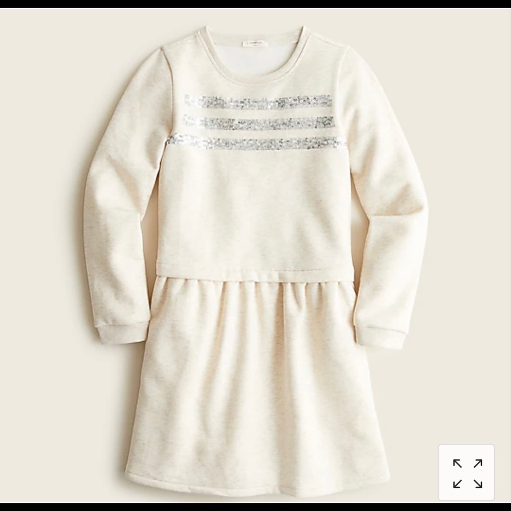 COPY - NWT-Crewcuts sequin fleece dress -Size XL